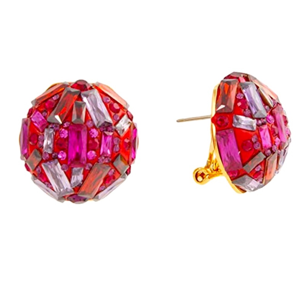 New kate spade Baguette Multicolored Stone Studs - Picture 4 of 11